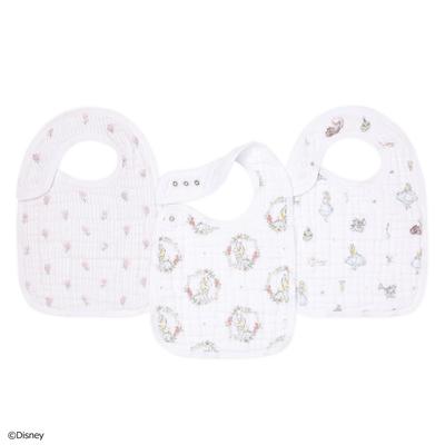 Aden anais Śliniaczki z 3 oryginalnymi japońskimi produktami Disney Alicja w Krainie Czarów klasyczne śliniaczki na zatrzask ASNC30023DI 23 x 34 cm Obwód szyi Śliniaczek Śliniaczek Gaza