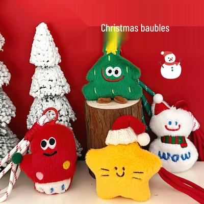 Ciondolo Ornamentale Bambola Peluche di Natale Tengyi - Portachiavi o Lanyard Decorativo da Appendere Regalo