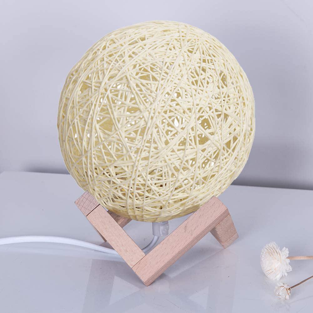 Nordic Wooden Night Lights USB Projection Projector Night Light Romantic Bedside Lamp Intelligent Voice for Bedroom Living Room