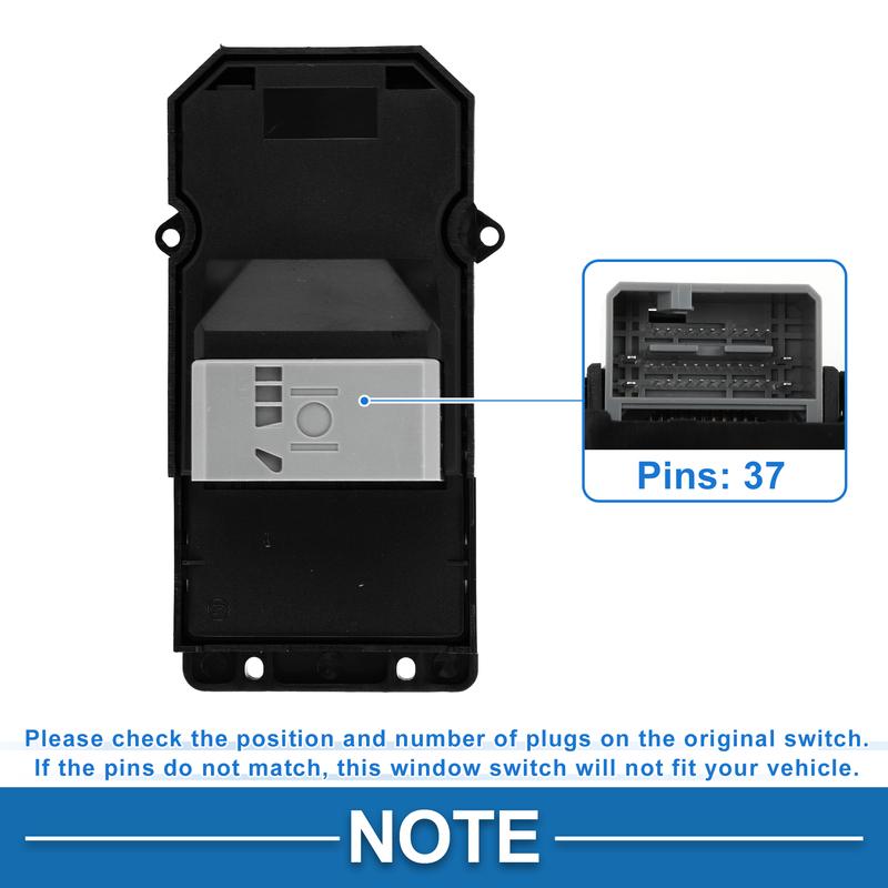 X Autohaux Front Right Power Window Switch for Honda Accord Odyssey Elysion No.35760T2AD21