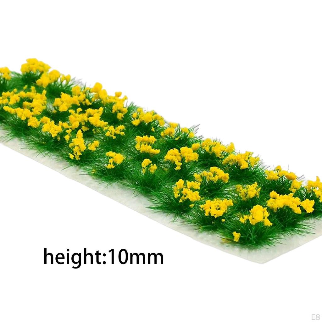 Bushy Tufts Static Scenery Model Artificial Grass Gaming Dioramas Flower Cluster for