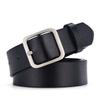 Women's Belt Soft PU Leather Belt Square Buckle Pin Buckle Jeans Black Belt Chic Luxury Brand Ladies Vintage Female Waistband