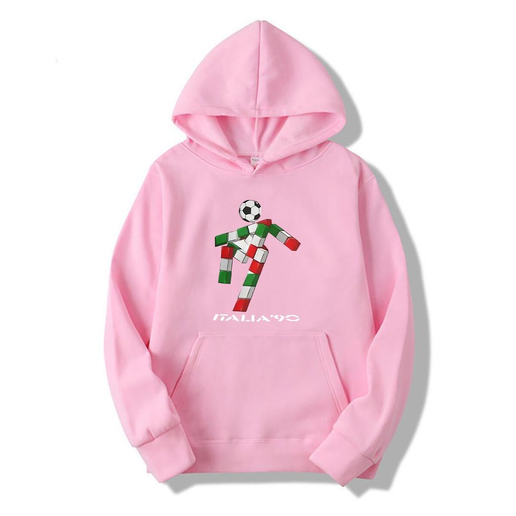 Italien 90 1990 Italienische Fußball-Welt Anime Herren Oversized Hoodies Popi Vintage Billige Waren Taschen-Hoodies Anpassbar
