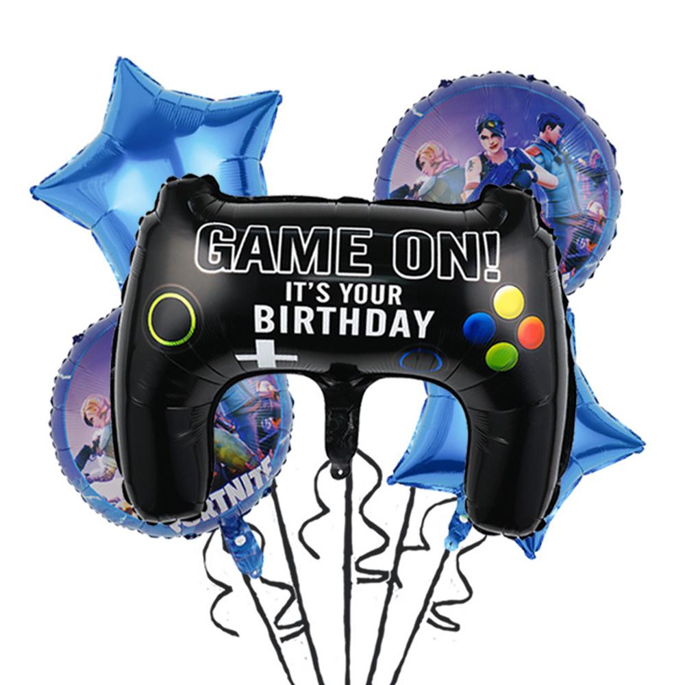 Video Game Party Foil Balloons for Game Fans Theme Birthday Party Supplies