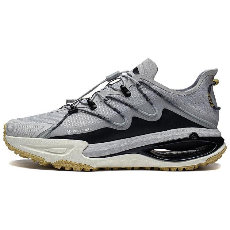 Li-Ning Yijie Hiking Shoes Grey Black Men s ARDT011-4 EU 41⅔