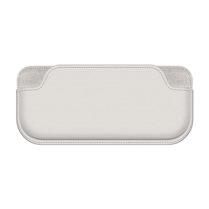 Car Interior Sunglasses Case Leather Auto Door Eyeglasses Protective Storage Box  Glasses Stick-On Car Organizer Box Accessories