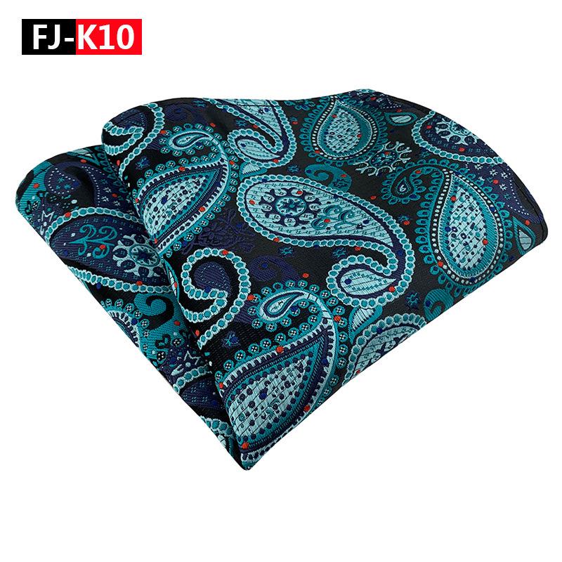 Blumen-Paisley-Polyester-Einstecktuch für Herrenanzug - Elegantes Design 2025