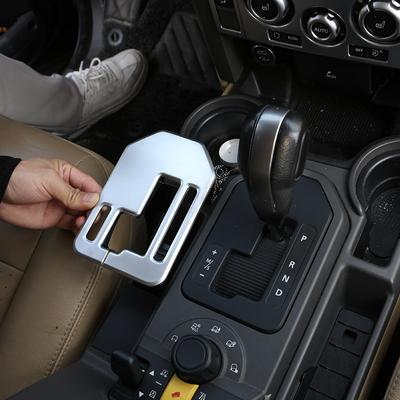 For Land Rover Discovery 3 LR3 2004 2005 2006 07 08 2009 ABS Chrome Car Console Gear Panel Frame Cover Stickers Car