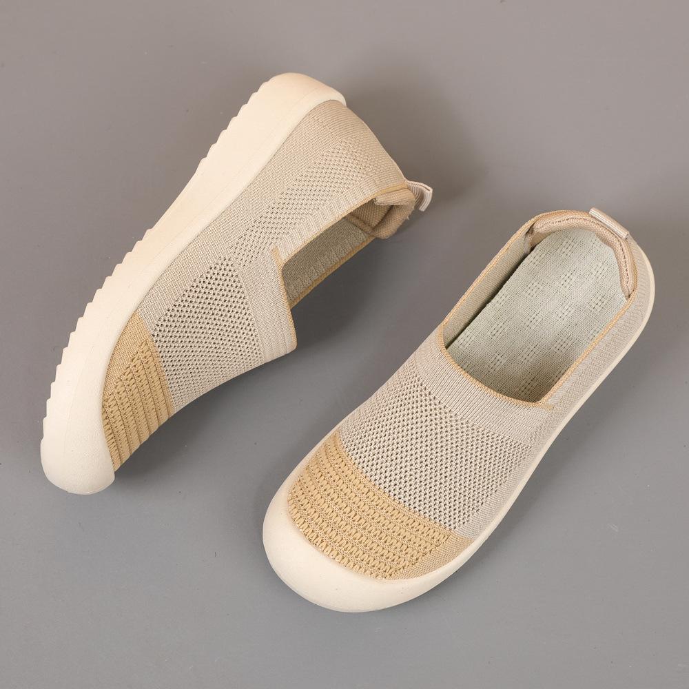 

Summer shoes women s 2025 summer new casual shoes soft sole not tired feet comfortable mother shoes one pedal net shoes women 41