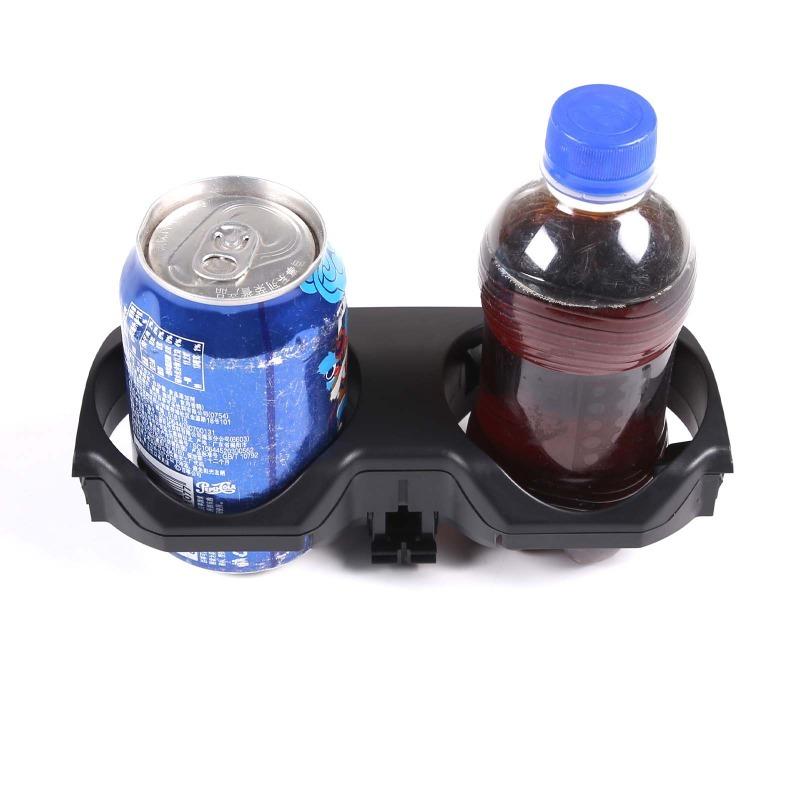 For BMW 7 Series F01 F02 F04 2008-15 ABS Black Car Front Center Console Water Cup Holder Interior Accessories(Replacement Part)