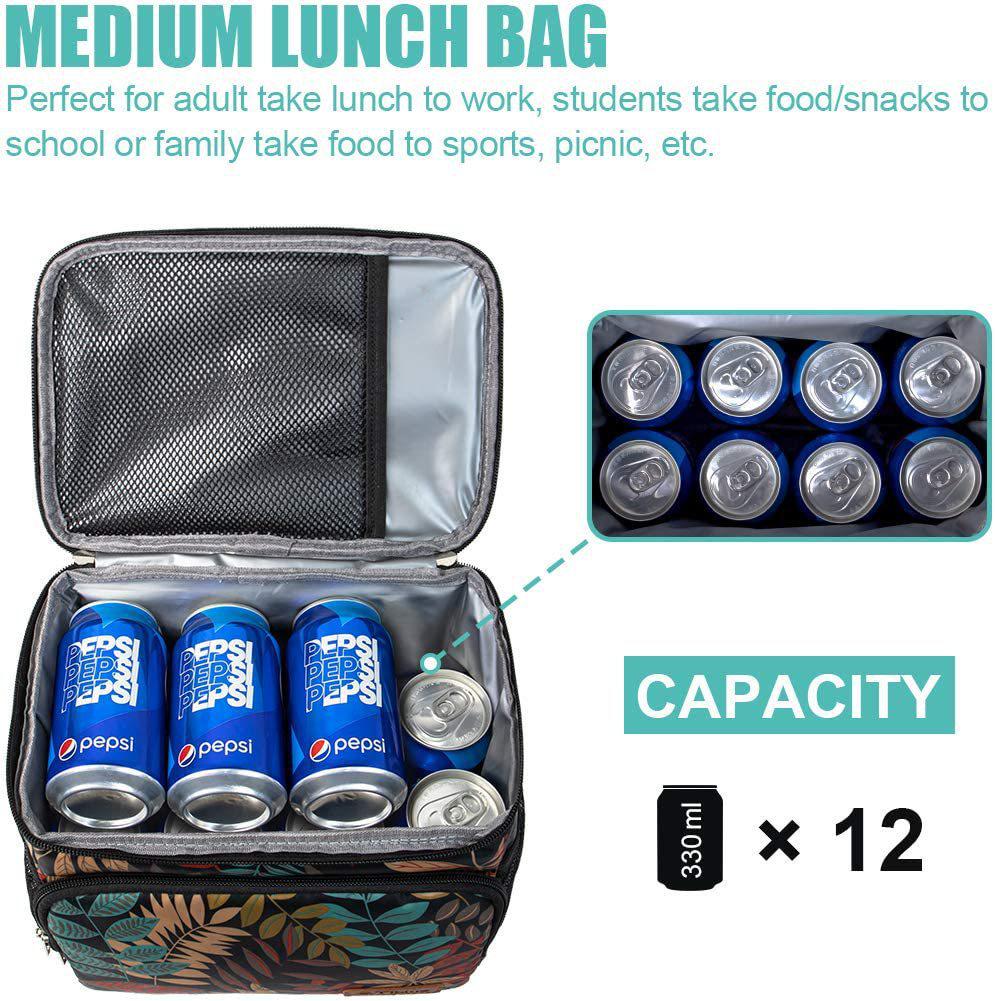Waterproof Women's Large Oxford Insulated Lunch Handbag