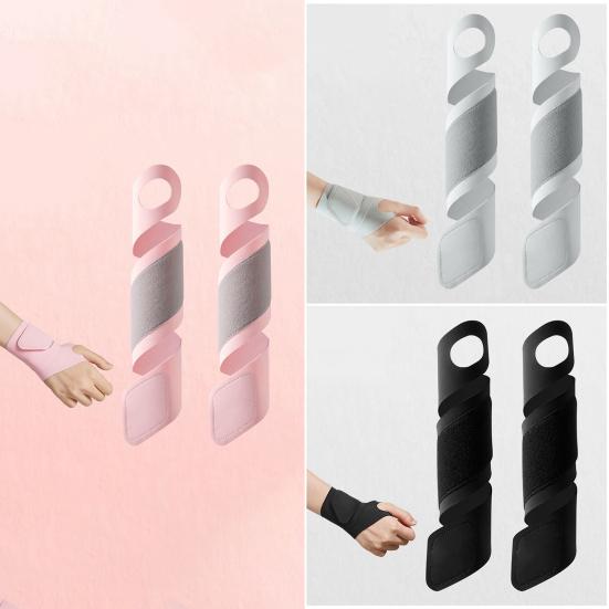 Wrist Brace with Thumb Loop Adjustable Breathable Wrist Support Wrap Carpal Tunnel Arthritis Tendinitis Pain Relief Compression Sleeve