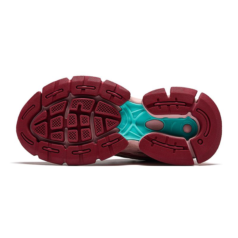 Anta Champion G01 Comfortable Versatile Non-Slip Wear-Resistant Low-Top Casual Shoes Women sneaker Gold Red 122518807A-2