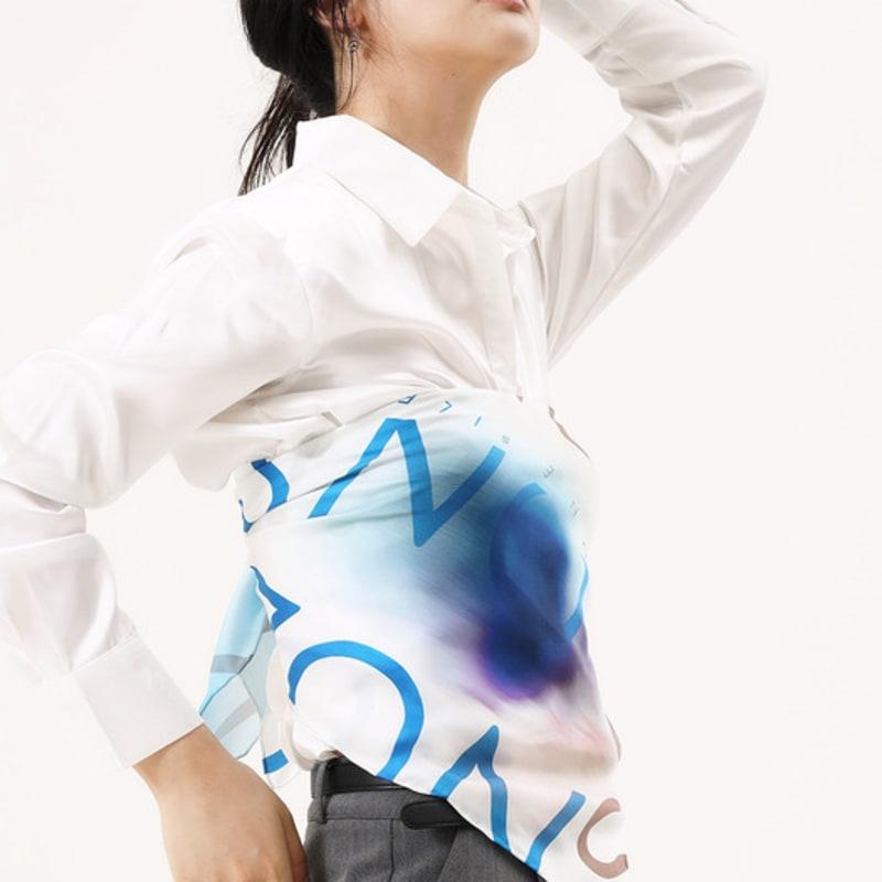 ONSZ Ink Bleeding Logo Silk Scarf