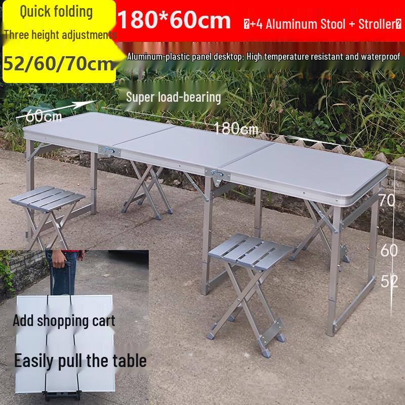 Handun Portable Outdoor Folding Table & Chair Set