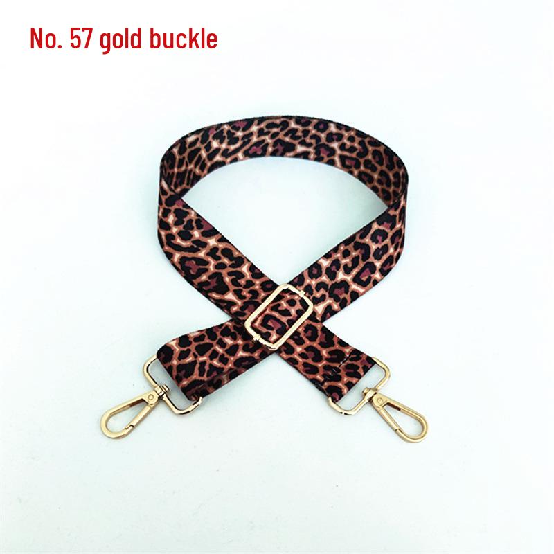 Colorful Ethnic Leopard Print Crossbody Bag Strap - Extended & Widened Replacement for Women's Shoulder Bags