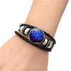 12 Constellation Time Gem Bracelet for Men and Women, Birthday Gift Trend Hand-woven Beaded Bracelet Personalized Jewelry