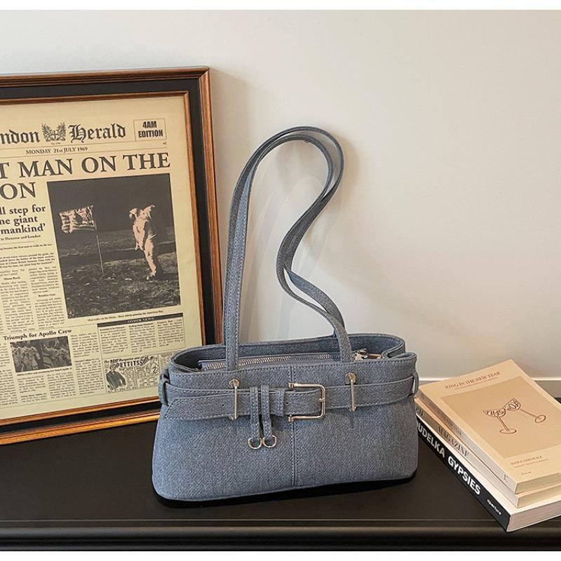 Fashionable Casual Commuting Shoulder Bag for Women, High-end and Niche Handbag, Underarm Single Shoulder Bag