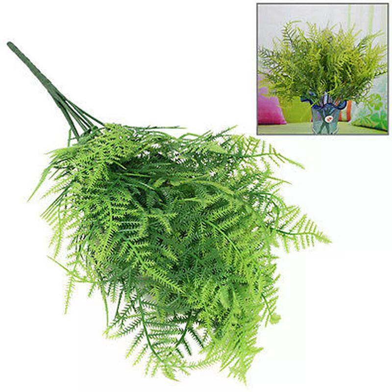 Home Floral Accessories 7 Branches Artificial Asparagus Fern Grass Plant Flower