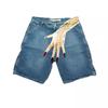 European And American Y2K Hip-hop Trend Pattern Printed Denim Shorts Couple Casual Trousers