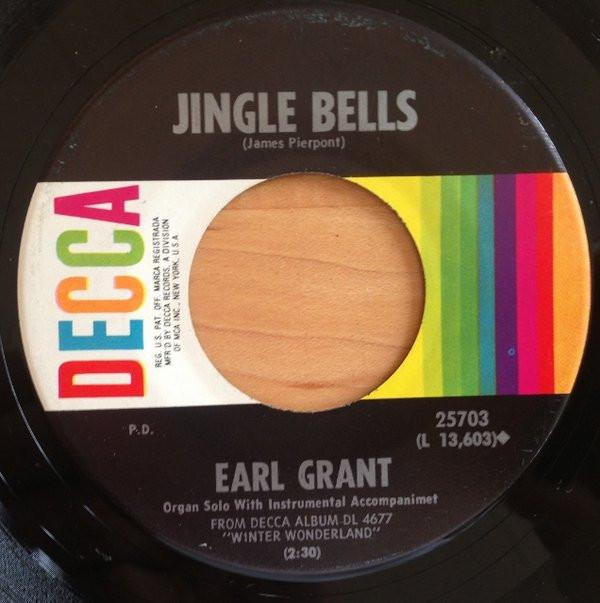 

7inch Record EARL GRANT - Silver Bells / Jingle Bells 25703 Decca US Jazz Used