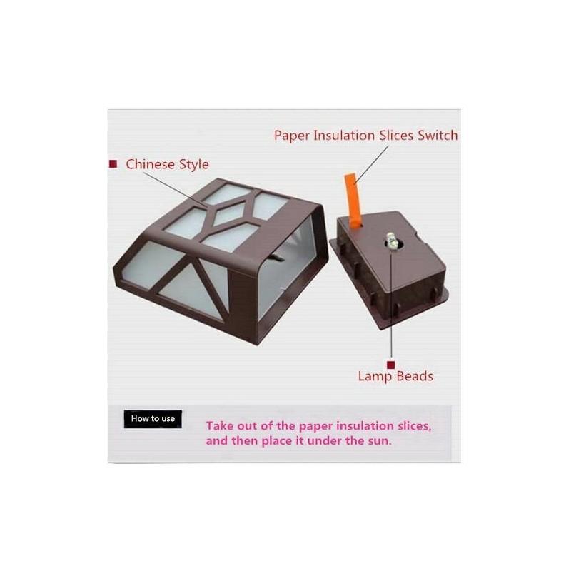 Hochwertige solarbetriebene Wandleuchte mit 2 LED-Laternen für elegante Gärten
