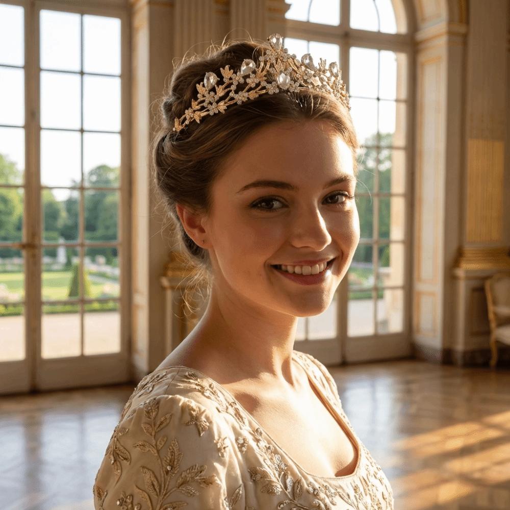 Sparkling Rhinestone Crown Headwear Adult Princess Tiara Wedding Ceremony Hair Accessories Prom