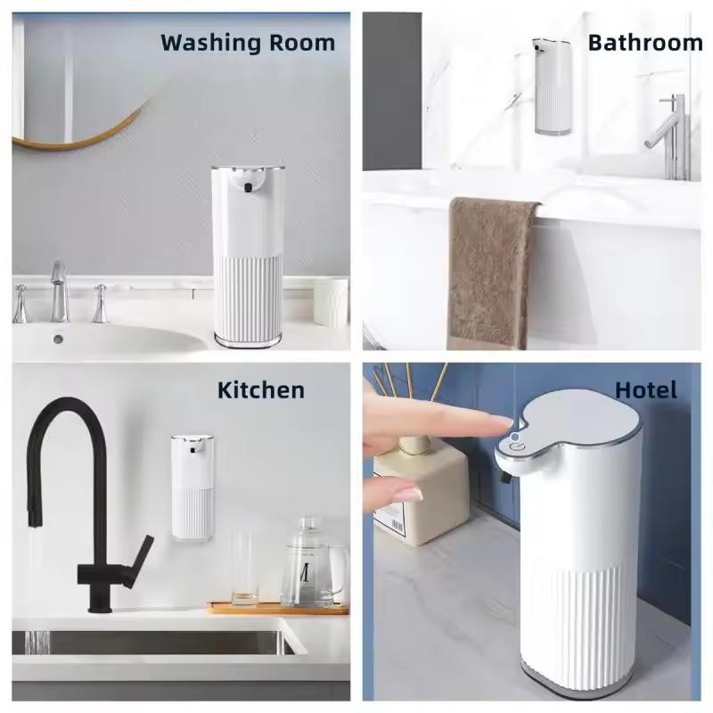 360ML Wall-Mounted 4 Levels Adjustable Electric Intelligent Automatic Sensor Soap Dispenser Hand Dish Sanitizer Washing Machine