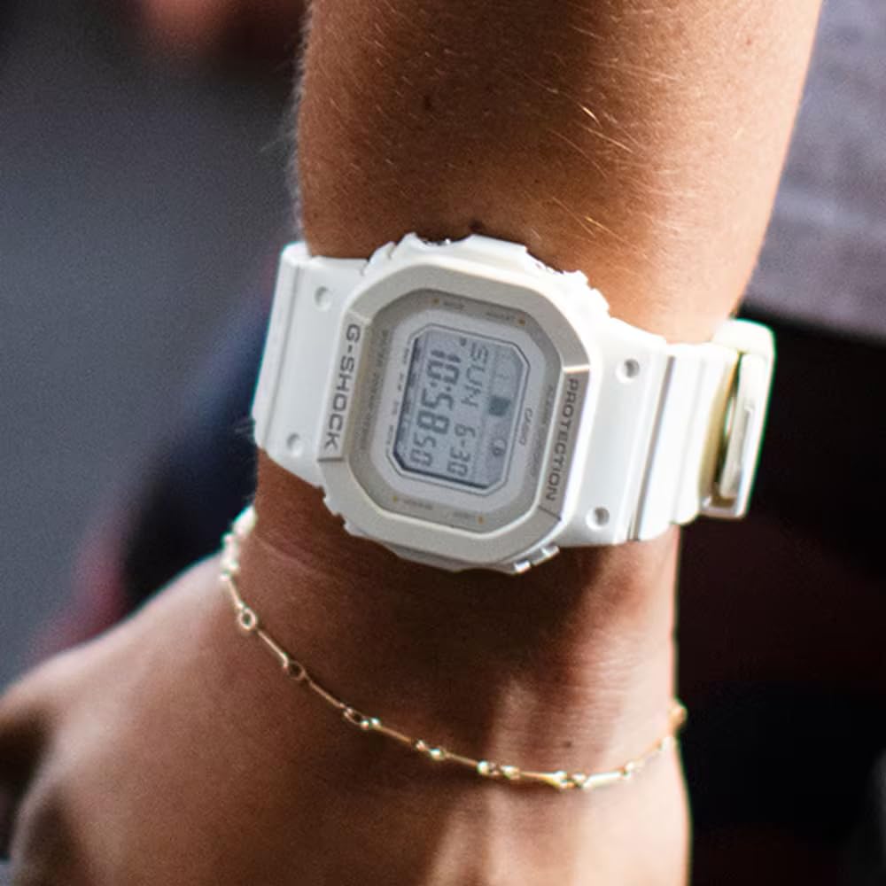Casio White Digital Watch G-Shock G-Lide GLX-S5600-7B