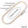 Collier Tennis Homme Haut de Gamme 4mm 5mm Zircon - Luxueux Accessoire Bijou Accentué de Diamants