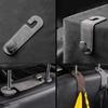 1pc Universal Auto Seat Headrest Hook Fur Zinc Alloy Car Storage Hanger Car Auto.