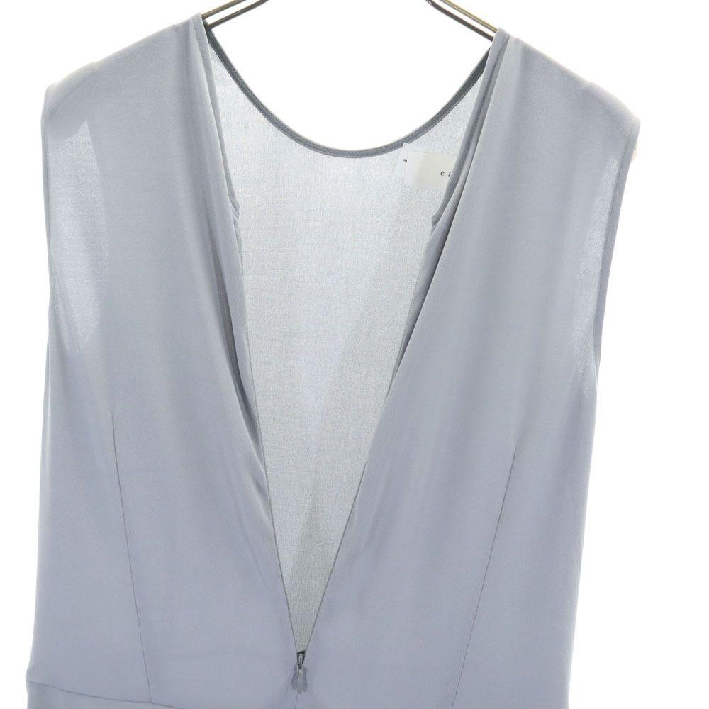 Eauk Made In Japan No Sleeve One Piece 2 Gray Back Zip Women Used