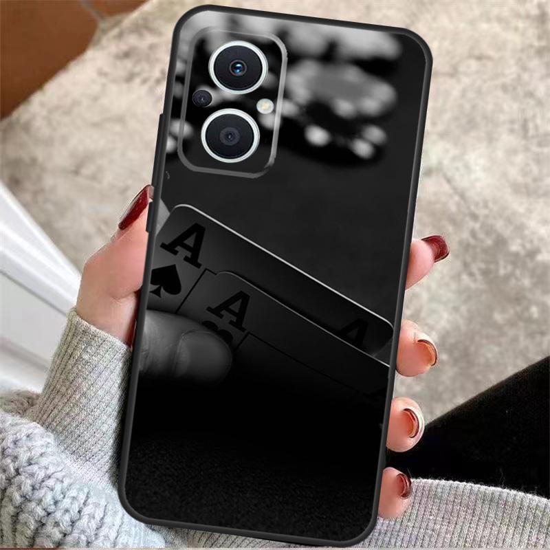 

Spades Poker Play Cards Ace For OPPO Reno 14 10 11 12 13 Pro 7 8 Lite 8T 11F 12F 13F 14F OPPO Find X9 X8 X5 X6 Pro Case OPPO Reno11 Pro