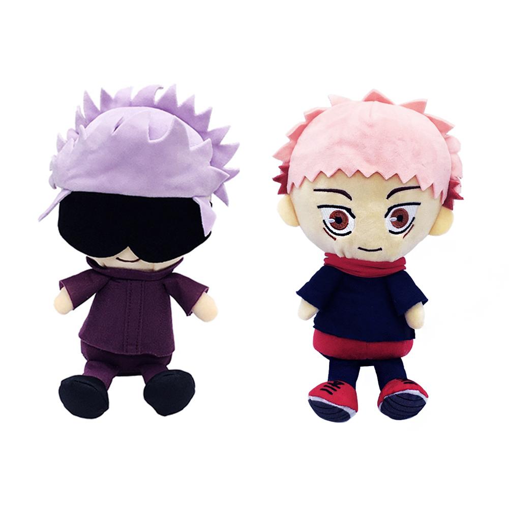 20cm Anime JJK Figures Gojo and Geto Suguru Plush Doll Itadori Yuji Inumaki Toge plushies cute Pillow Toy Home Sofa decor Gift