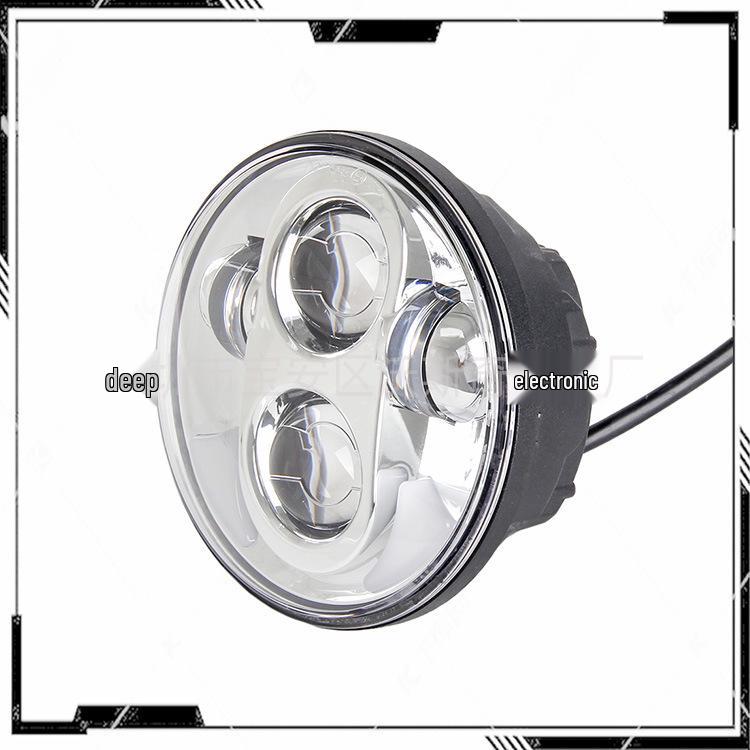 5.75" Harley 883/48/1200 Motorcycle Headlight with High/Low Beam & Daytime Running Light