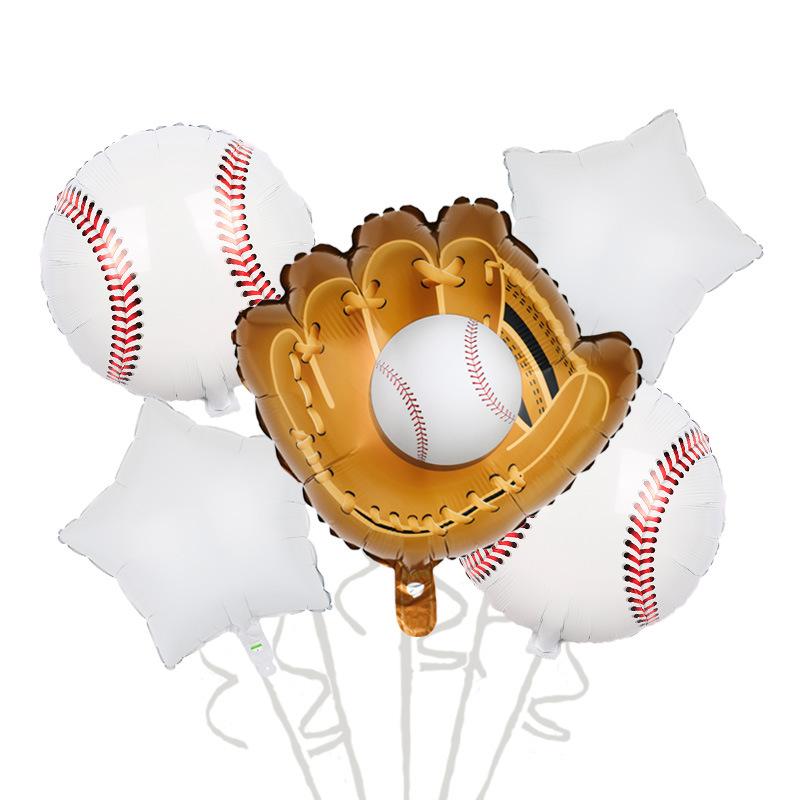 Baseball Theme Party Disposable Tableware Paper Plates Cup Banner Balloons Birthday Club Celebrations Baby Shower Decor Supplies
