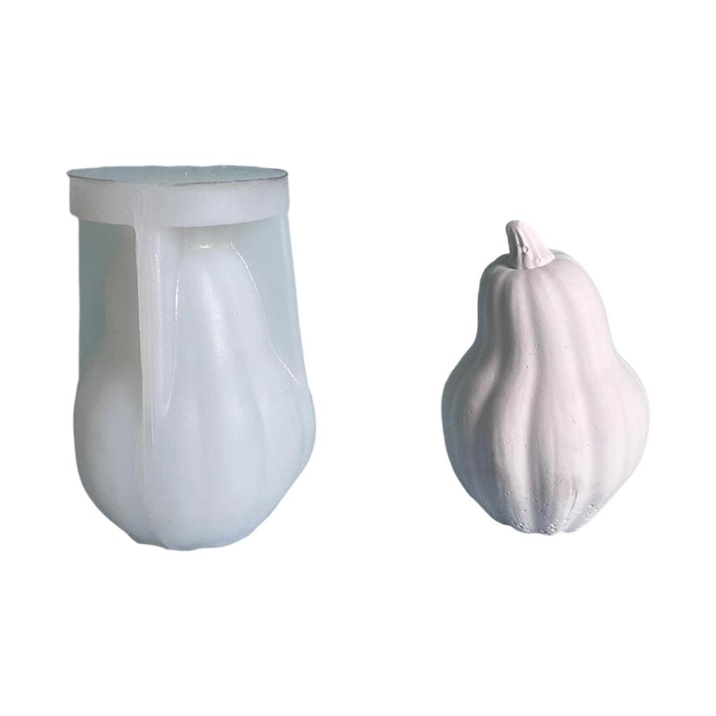Nonstick Silicone Mold for Crafting 3D Pumpkin Aromatherapies Candle Home Decoration Mould Unique Gift Making Mold