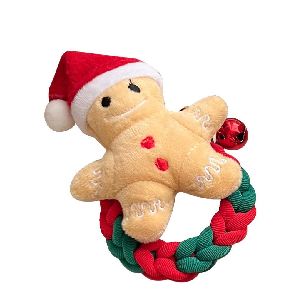 Christmas Tree Plush Elastic Hair Ties for Children