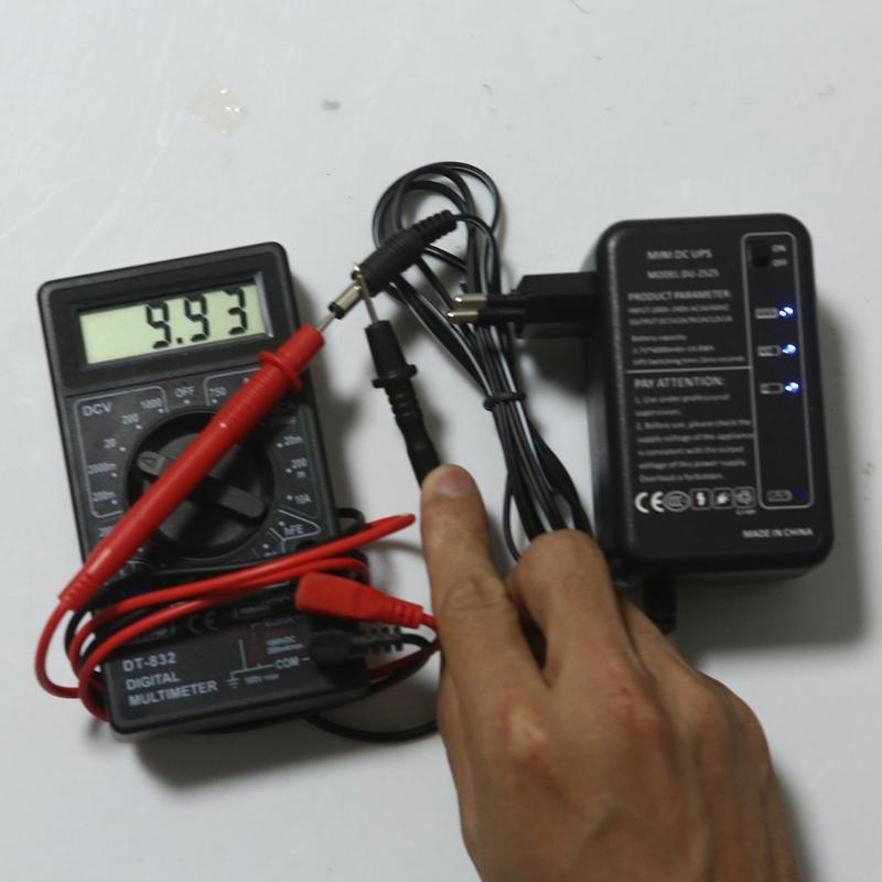 Rechargeable 4000mAh 5V 9V 12V 1A UPS Backup Power Supply Adapter 5.5x2.1mm Output for Wireless Router IP Camera