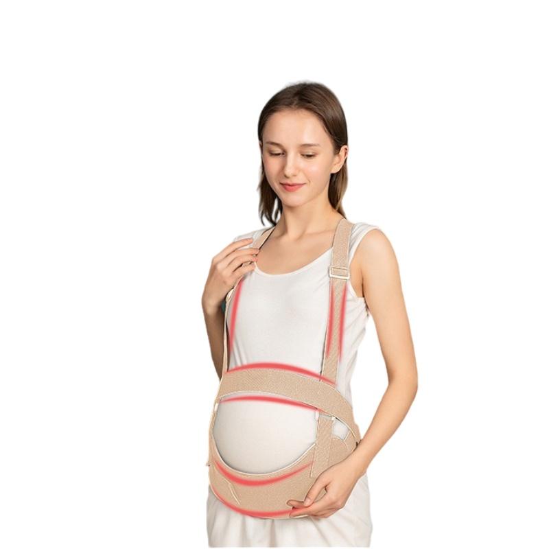 

Дышащий бандаж для беременных на живот для облегчения боли с усиленной эластичной лентой XL хаки