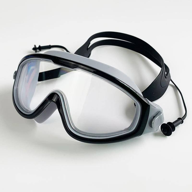 Kids Swimming Goggles Boys Girls Anti-Fog Clear Vision Large Frame Comfort Fit PVC Lens Waterproof Swim Gear