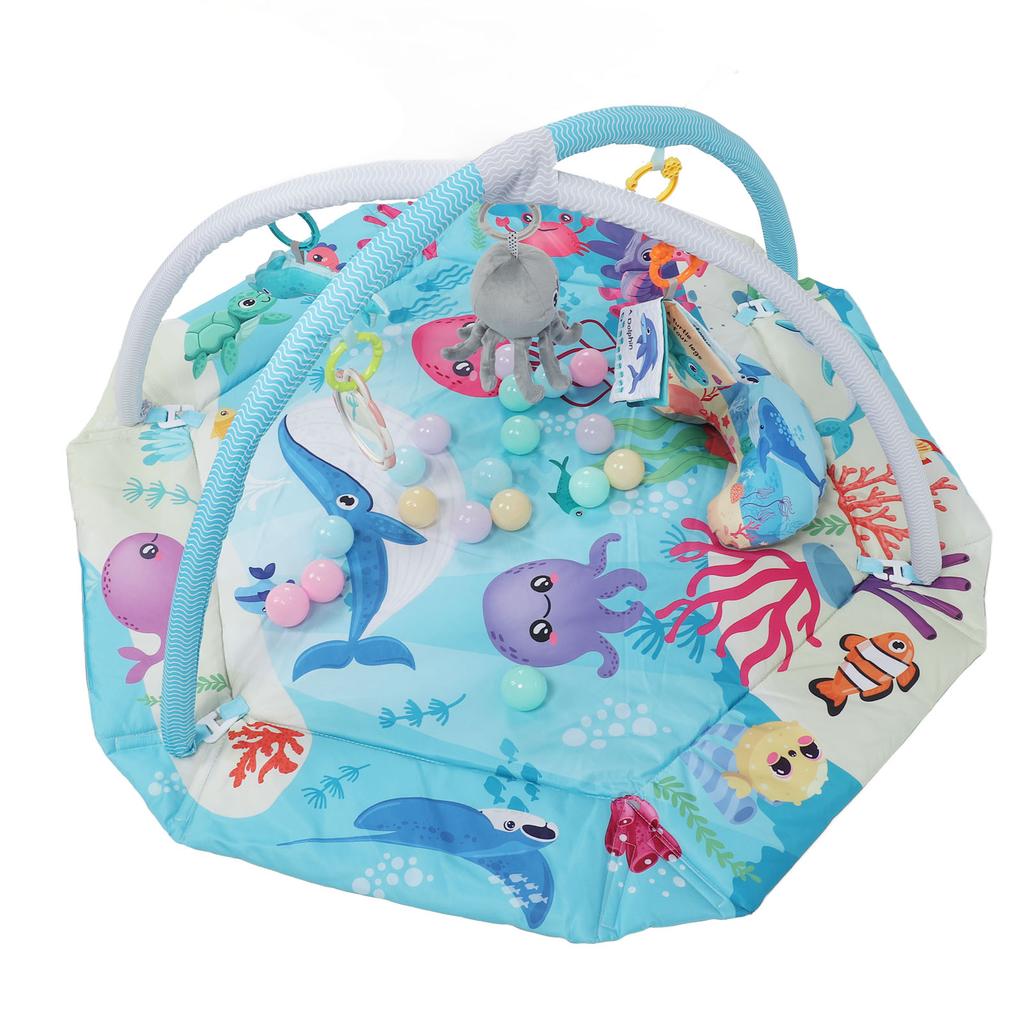 Baby Gym Play Mat Multifunctional Promote Development Soft Safe Infant Playmat for Crawling Playing