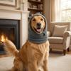Breathable Dog Soothing Headgear Noise Reduction Dog Ear Cover Pet Calming Hood  Sleep Use