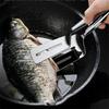 Stainless Steel Steak Clips Multifunctional Spatula Double-Sided Cooking Tongs For Fish Meat Pizza Kitchen Baking Tools