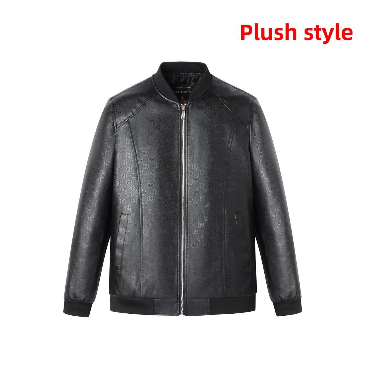 Кожаная куртка мужская весна-осень свободная тонкая мужская куртка молодежный кошелек — фото 9