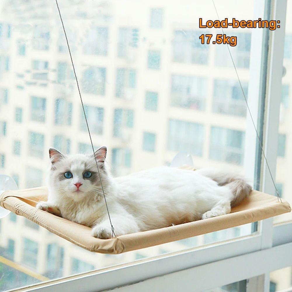 Hanging Shelf Cat Hanging Beds Window Seat Suction Cup Cat Nest Washable Pet Hammock Bed Kitten