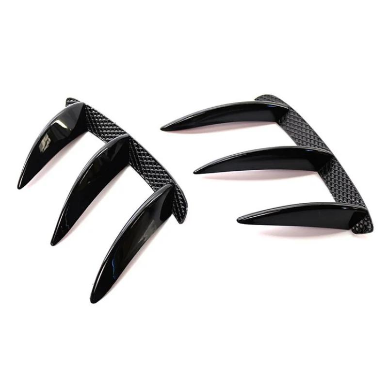Car Rear Bumper Spoiler Side Canard Splitter Air Vent Cover For Mercedes Benz W176 A200 A250 A260 A45 2013-2018