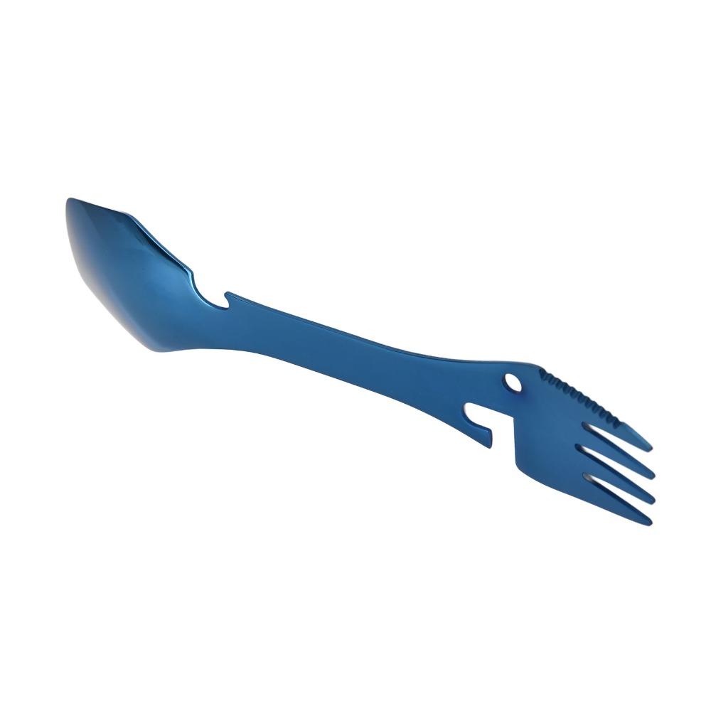 Premium Spork Fork Spoon Stainless Steel Blades Wrench Bottle Opener Wrench Home Kitchens