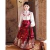 2025 Spring & Autumn Girls' Hanfu Skirt Set: Chinese Tang Style