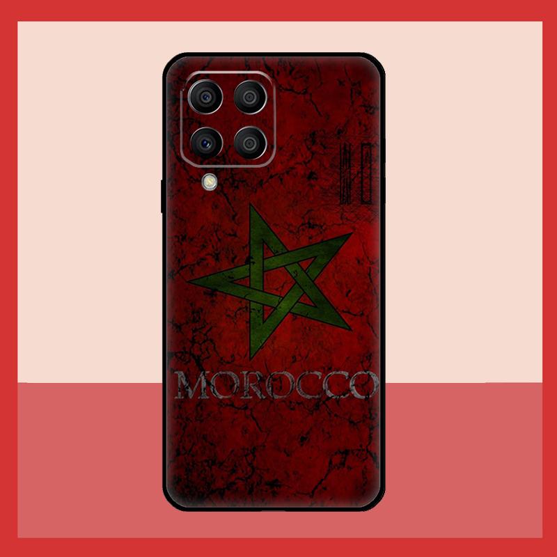 Morocco Flag Case For Samsung Galaxy M31 M21 M13 M33 M53 M15 M35 M55 M16 M36 M56 M12 M32 M52 M14 M34 M54